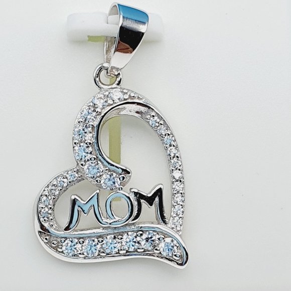 "925 Sterling Silver CZ Beautiful Pendant for Women, 1USPAR4022 - Picture 9 of 11